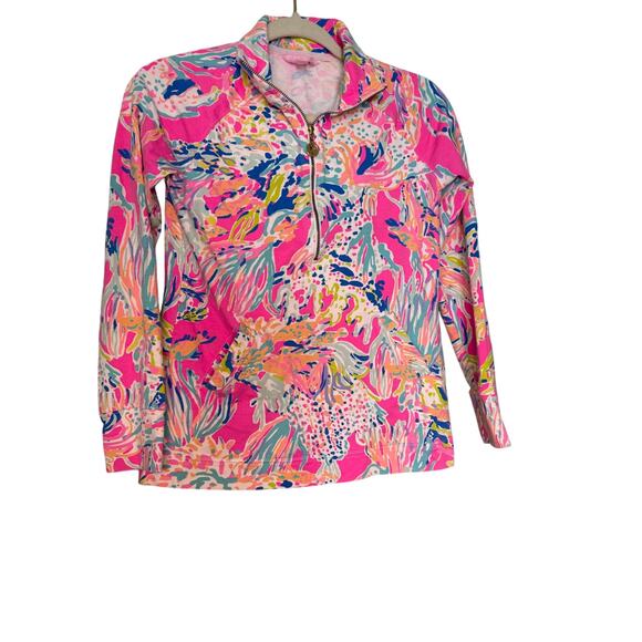 Lilly Pulitzer skipper pullover sunken treasure pink - Picture 1 of 10